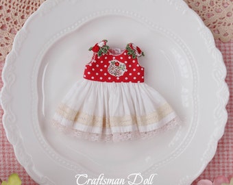 Middle Blythe clothes dress/Middle Blythe dress/CraftsmanDoll