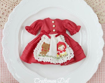 Middle Blythe clothes dress/Middle Blythe dress/CraftsmanDoll