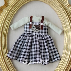 Middle Blythe clothes dress/Middle Blythe dress/CraftsmanDoll