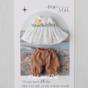 OBITSU11 Kleidung/OB11 Outfit/Puppenkleidung/Puppenoutfit/Handwerkerpuppe