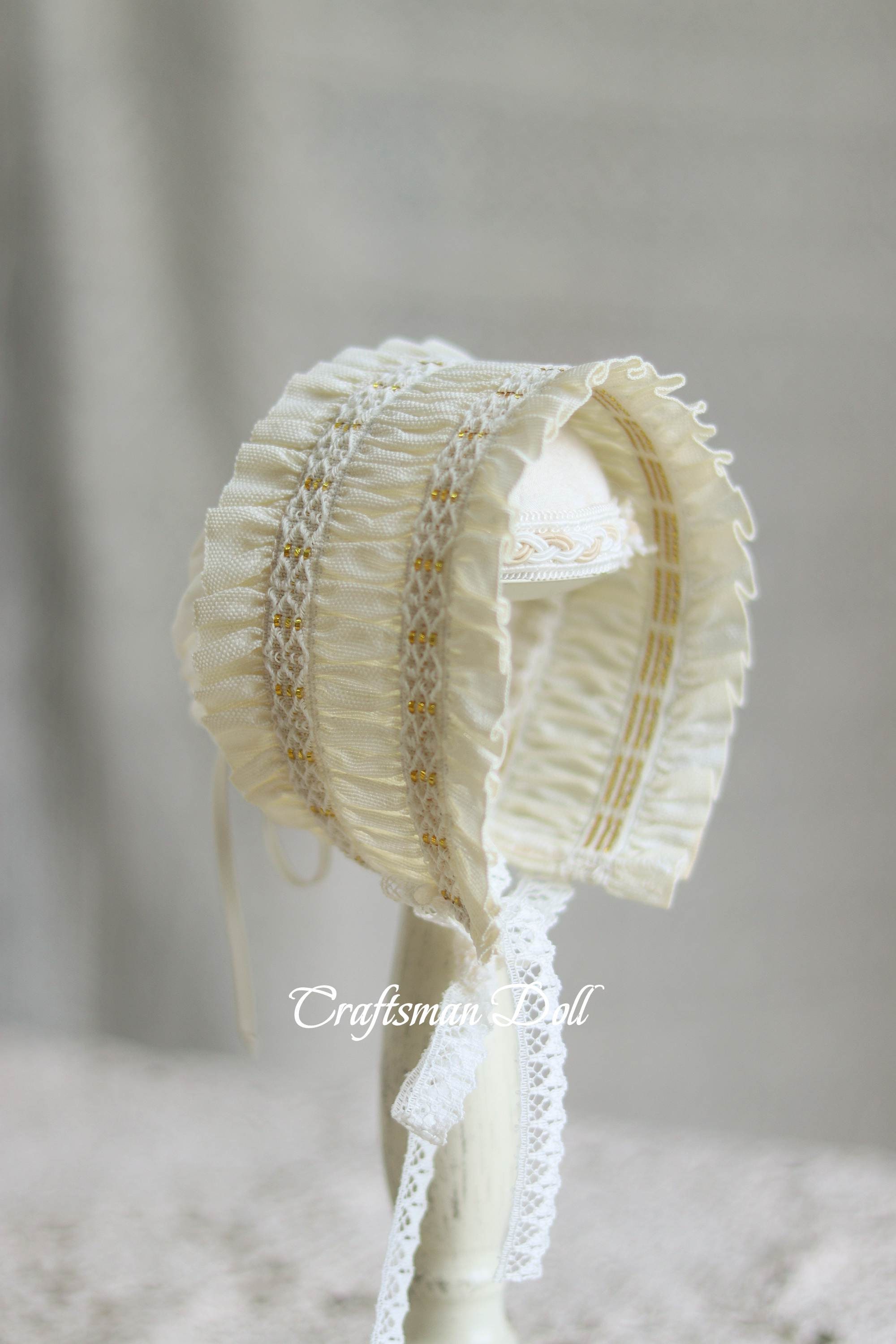 Antique doll bonnet - Etsy 日本