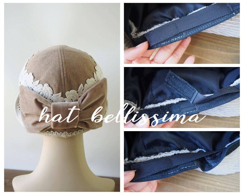 SALE 1920/'s Hat Vintage Style hat winter Hats hatbellissima ladies hats millinery hats cloche Hats wool hats