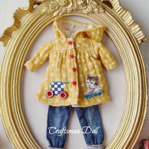 Middle Blythe clothes dress/Middle Blythe dress/CraftsmanDoll