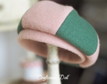 BONNET POUPON CELLULOID Petite Poupée Ancienne Mignonette All Bisque Doll EUR 2,00 - FR
