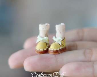 Petite Blythe shoes/Little Pullip shoes/DAL shoes/handmade doll shoes/CraftsmanDoll