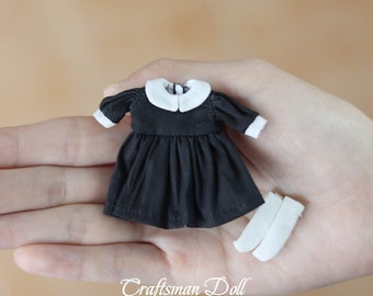 Petite Blythe dress Dress for petite blythe petite Blythe clothes Doll&#39;s clothes Handmade clothes for piteter blythe,doll craftsman