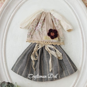 Blythe clothes Blythe dress/Pullip clothes Pullip dress/Licca clothes Licca dress/Azone clothes Azone dress/OB24 clothes/CraftsmanDoll