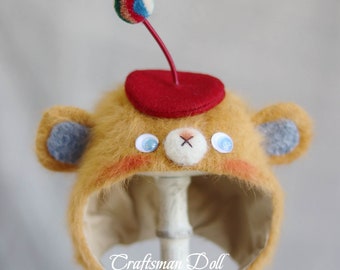 Blythe hat/Hat for blythe/Blythe accessories/doll accessories/doll hat/handmade Doll hat/Pullip Hat/CraftsmanDoll