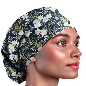 Fresia scrub caps scrub hats for women Nurse scrub cap, summer blue euro surgical cap _ fresia 03