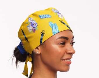 Unique tatas Print Bouffant Surgical 