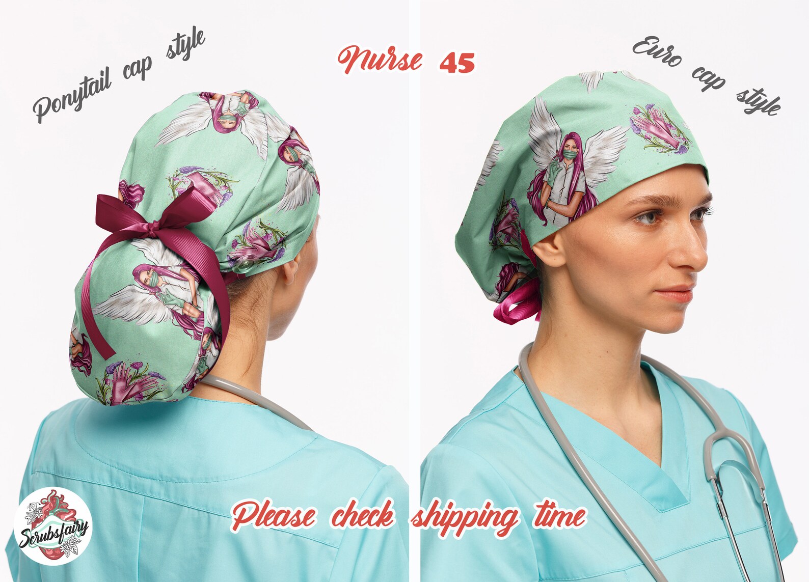 Scrub caps scrub hats for women Nurse scrub cap surgical Etsy