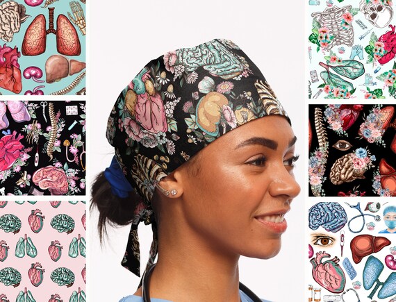 Scrub Caps Anatomy Surgical Cap Scrub 