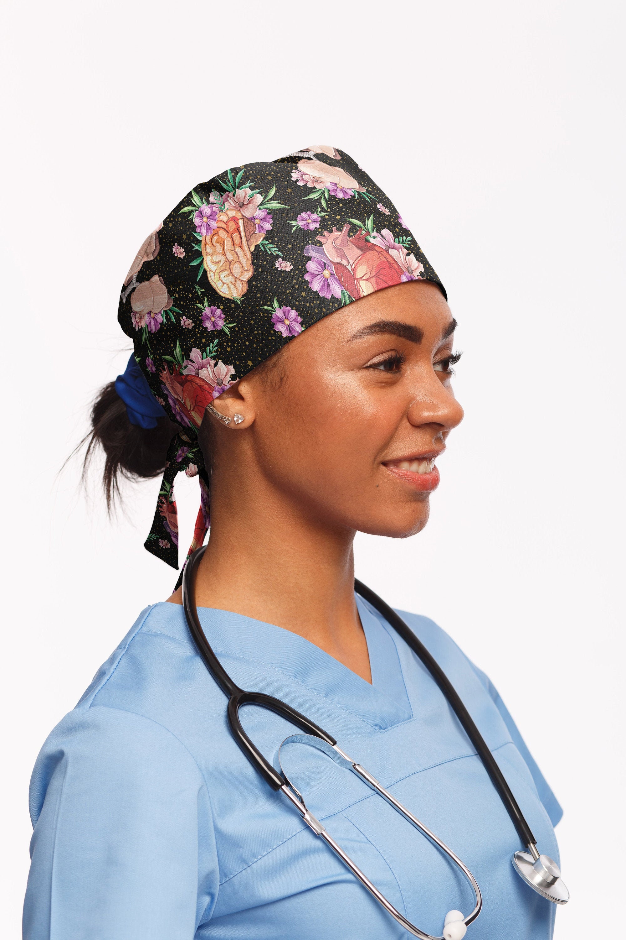 Anatomy scrub cap surgical cap classic scrub caps for women Etsy