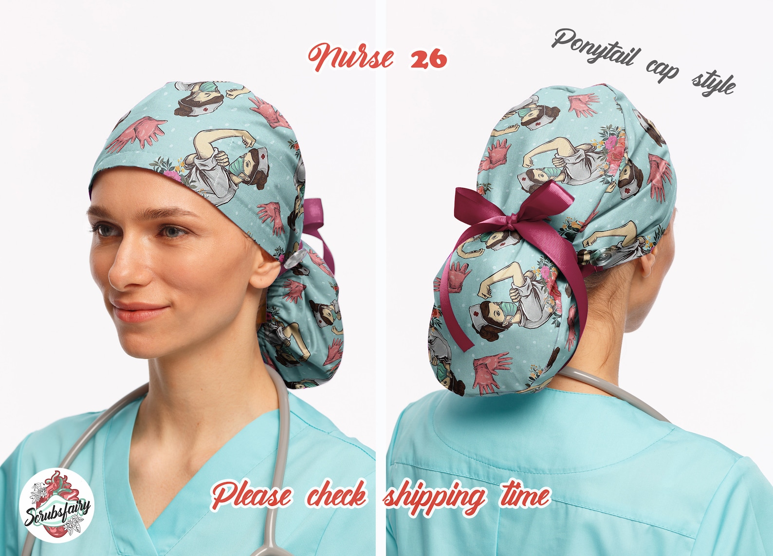 Scrub caps scrub hats for women Nurse scrub cap surgical Etsy