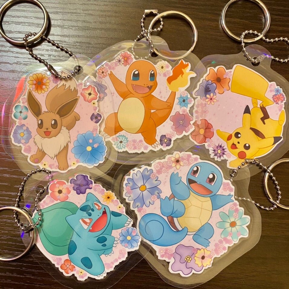 Pack: Pokémon Kanto - Keychains