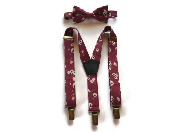 ring bearer outfit burgundy