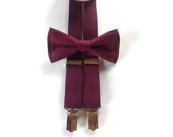 burgundy wine,bow tie burgundy suspenders,ring bearer outfit, groomsmen bow ties,groom necktie,ringbearer bowtiebowties menpocketsquare