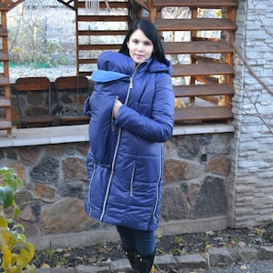 3 in 1 baby carrier winter jacket, mom coat, pregnancy, maternity, warm pregnancy jacket, babywearing coat