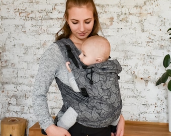 Gray Mei Tai Baby Carrier