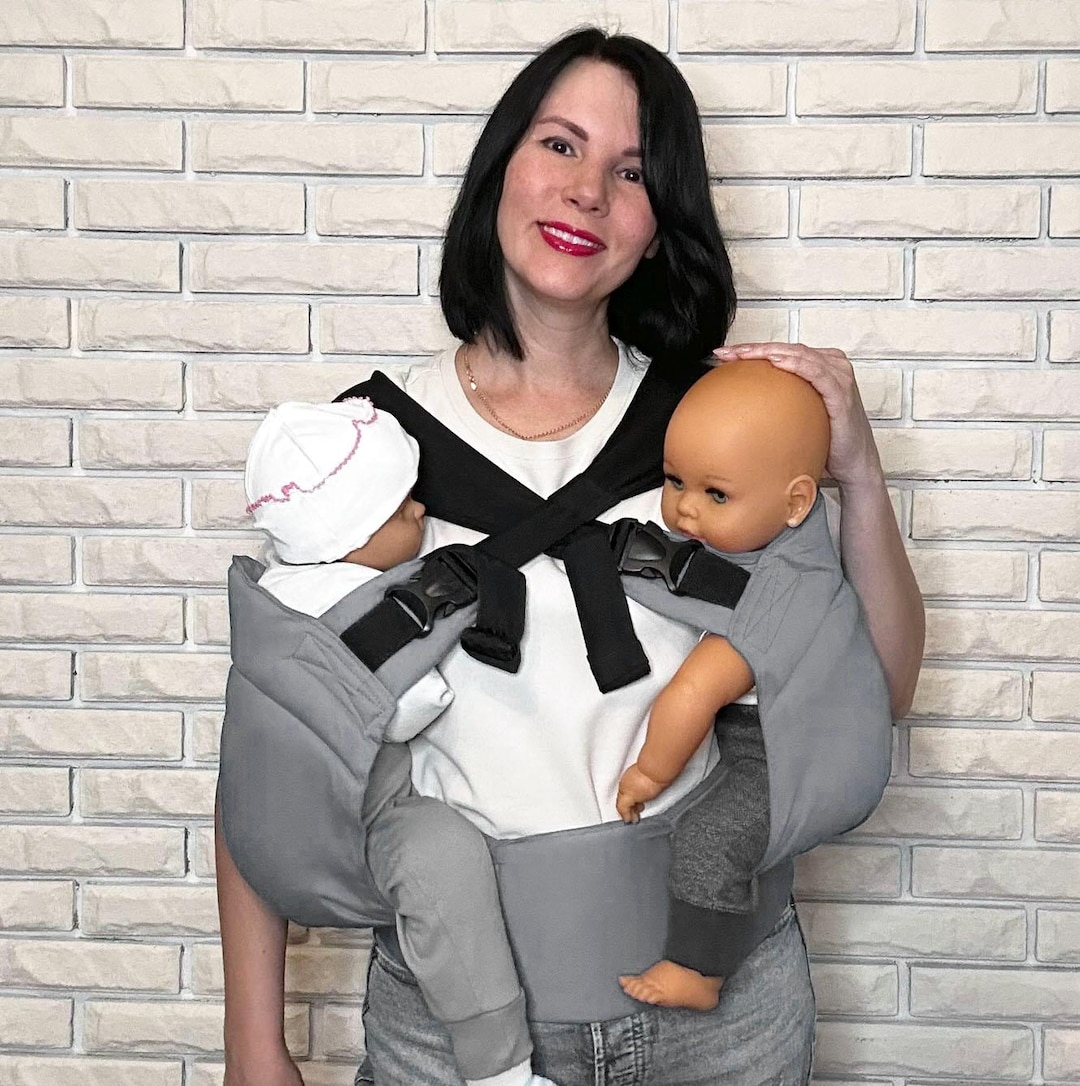 Baby Wrap Marsupio Doppio Per Gemelli Fascia Elastica Portabebè