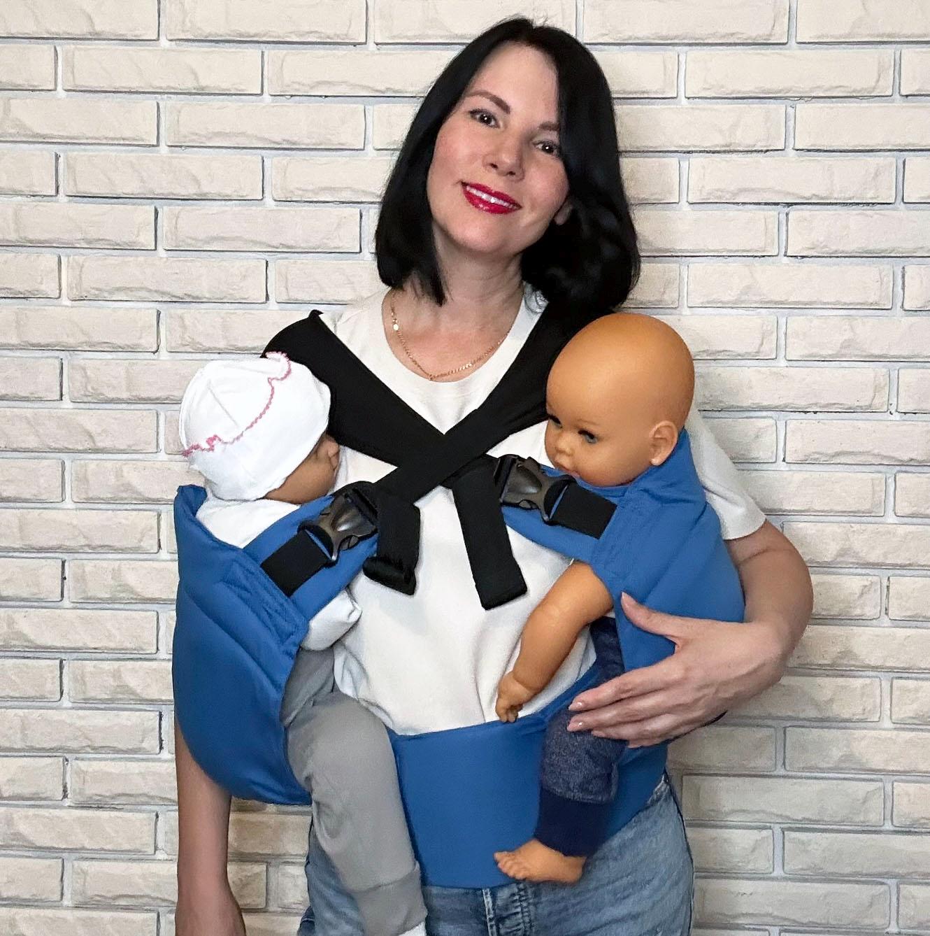 Portabebés ergonómico de algodón para gemelos: desde recién