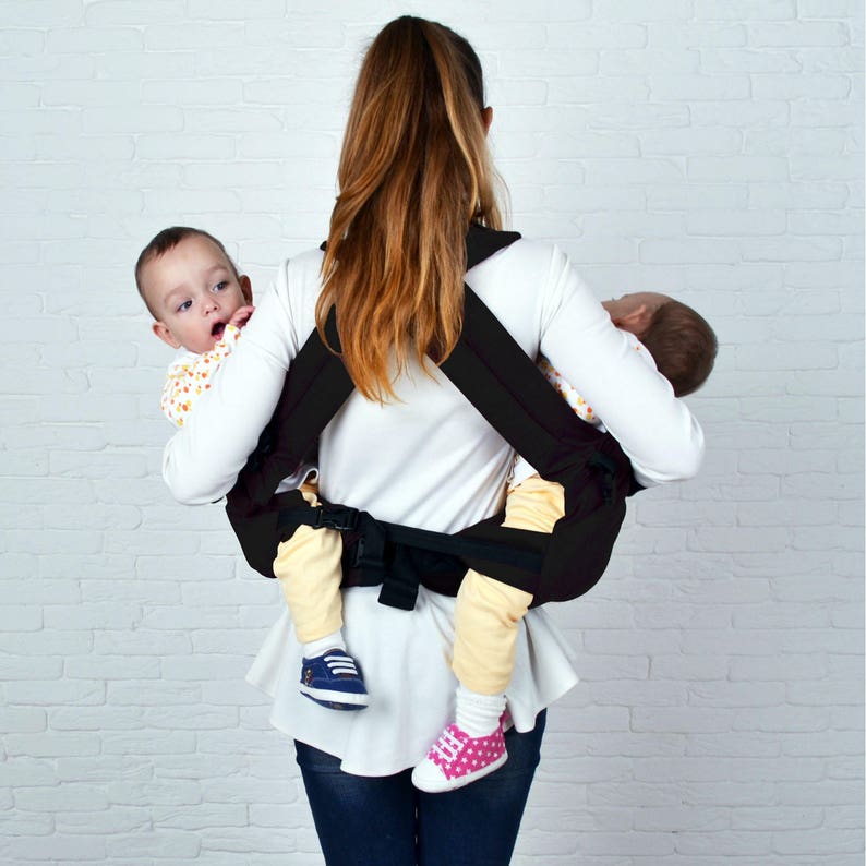 Twin Baby Carrier Twins Carrier Tandem Twin Wrap Carrier Etsy UK