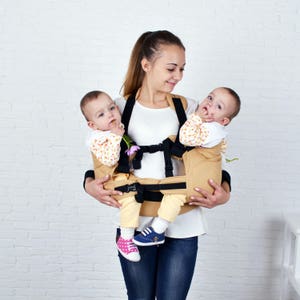 Twin Baby Carrier, Baby Twins, Baby Carrier, Twins Carrier, Baby Carrier Twins, Baby Carrier For Twins, Twin Carrier image 4