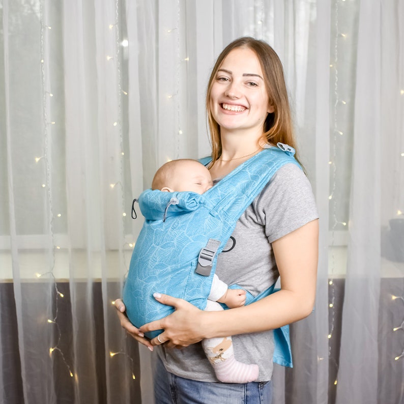 Black unicorn mei tai baby carrier. Cotton mei tai baby wrap image 8