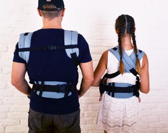 Malishastik Twins Carrier Adapt Front Carry Gray Malishastik Twins Carrier Adapt Front Carry Gray