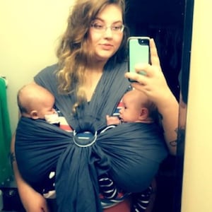 Malishastik Twin Baby Carrier Sling de argola