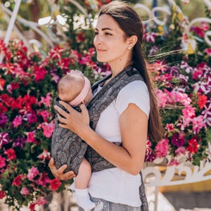 Canguru para bebê Mei Tai, mochila tipo sling para bebê, sling para bebê, Mei Tai, canguru para bebê, canguru para criança pequena, sling wrap
