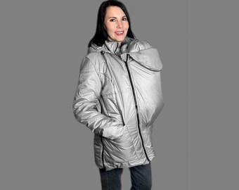 3 in 1 Pregnancy & Babywearing Jacket – Maternity Baby Carrier Coat for Fall and Spring