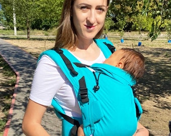 Sac à dos nouveau-né porte-bébé lin coton