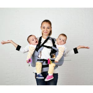 Twin Baby Carrier, Baby Twins, Baby Carrier, Twins Carrier, Baby Carrier Twins, Baby Carrier For Twins, Twin Carrier image 6