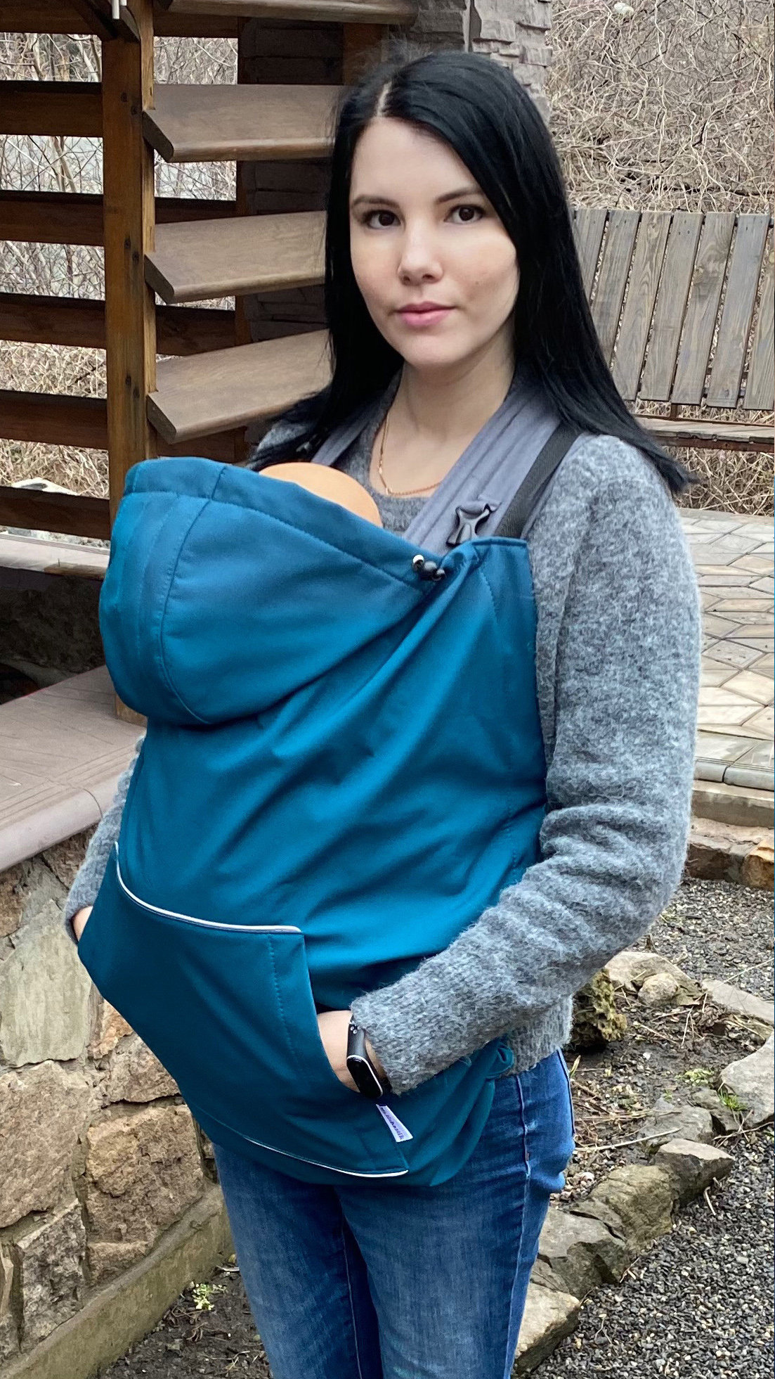 Softshell Babywearing Coat Extender Baby Carrier Cover Etsy