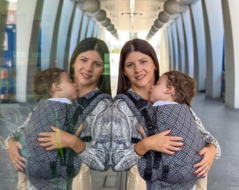 Newborn Baby Carrier with Full Buckle. Adjustable Ergonomic SSC