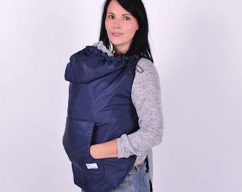 Spring/autumn and winter Baby carrier cover Navy, Baby Sling Cover, Ergo Baby cover, Manduca cover, Tula Cover