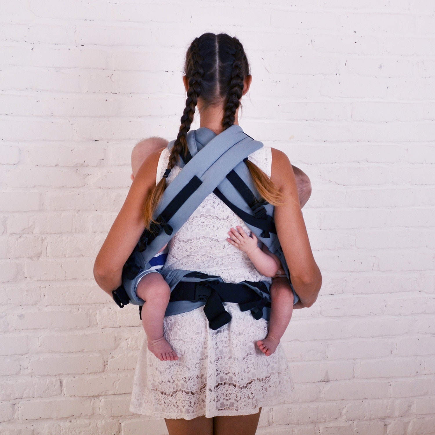Malishastik Twins Carrier Adapt Front Carry Gray Malishastik Twins Carrier Adapt Front Carry Gray