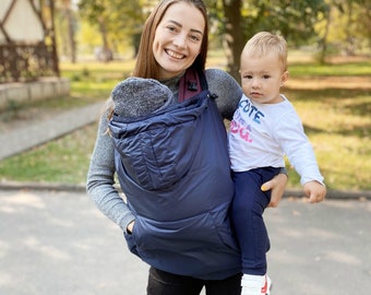 3 seasons black babywearing cover