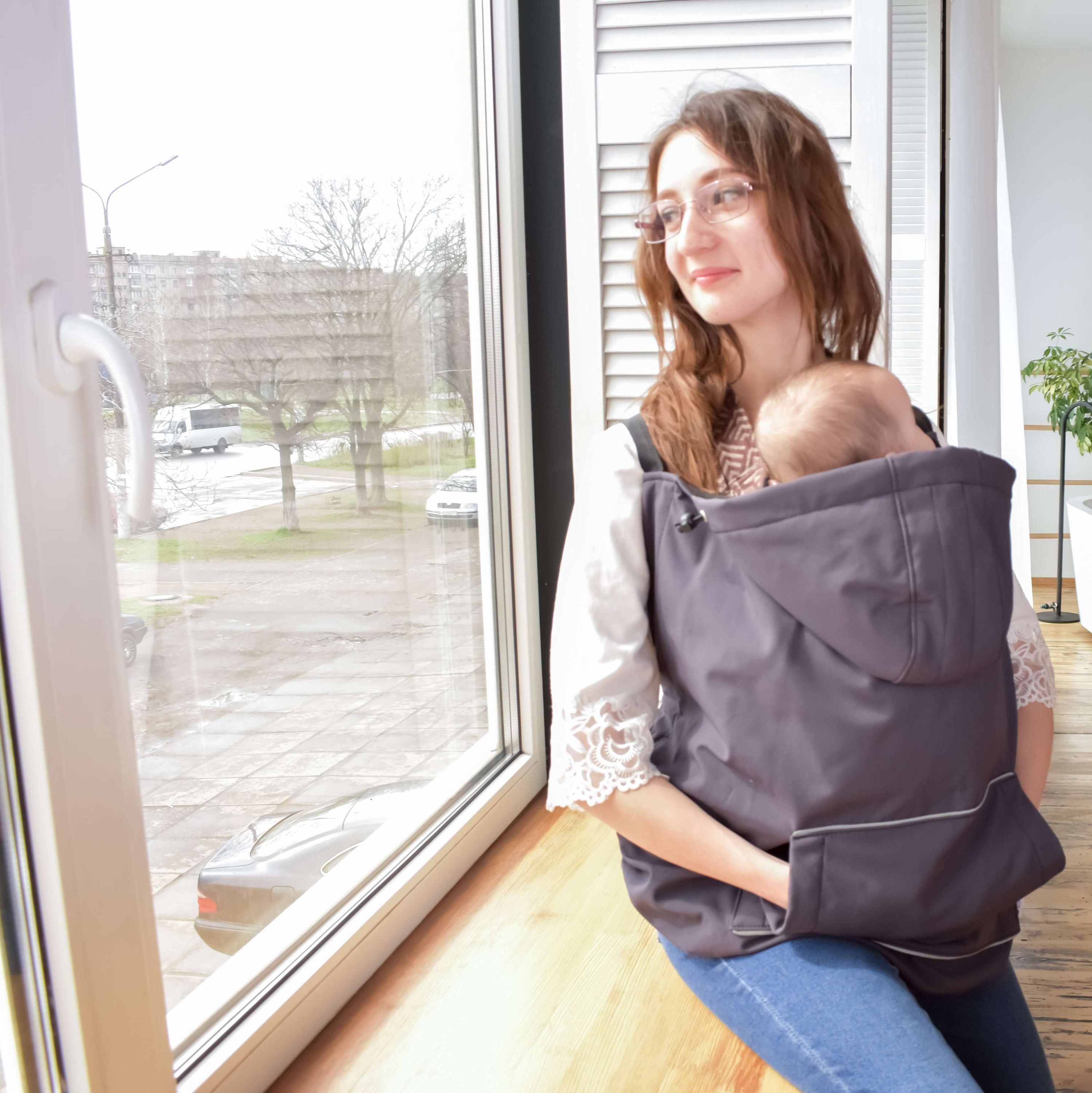 Softshell Babywearing Coat Extender Baby Carrier Cover Etsy