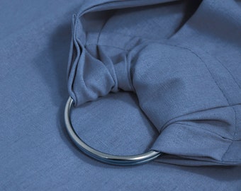 Écharpe de portage gris lin
