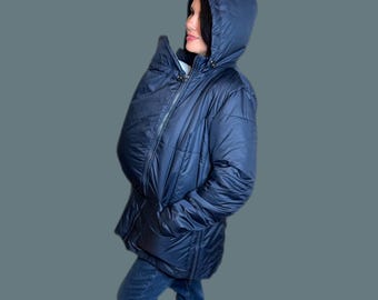 3-in-1 Babywearing Jacket: Autumn Maternity Coat