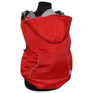 Winter, autumn and spring red baby carrier cover