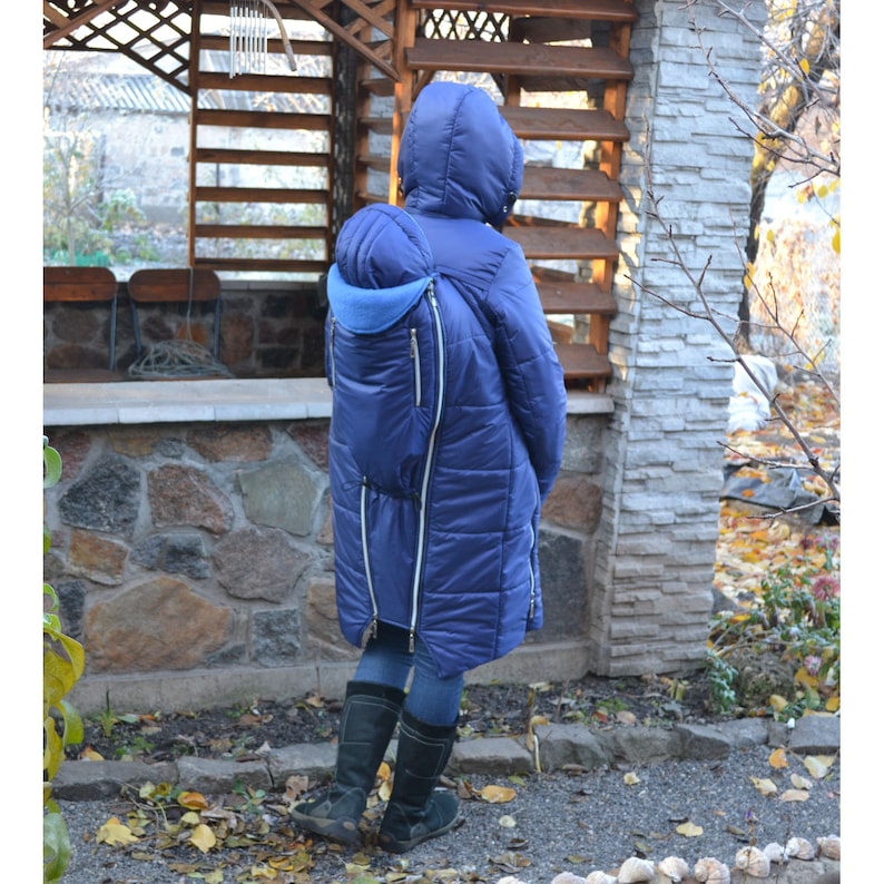 4 in 1 Winter Back Carrier Jacket Babywearing Jacket Mum Etsy