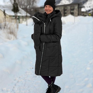 3-in-1 Babywearing Winter Jacket: Maternity & Postpartum Coat