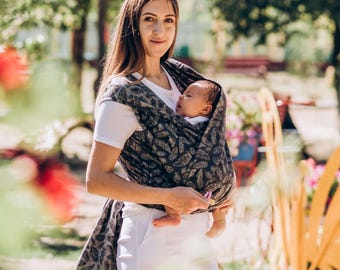 Woven wrap baby carrier cotton