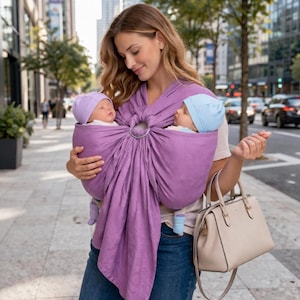 Malishastik Twin Ring Sling for Baby Twins