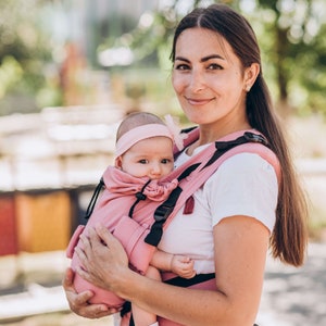 Mochila recém-nascido canguru linho algodão