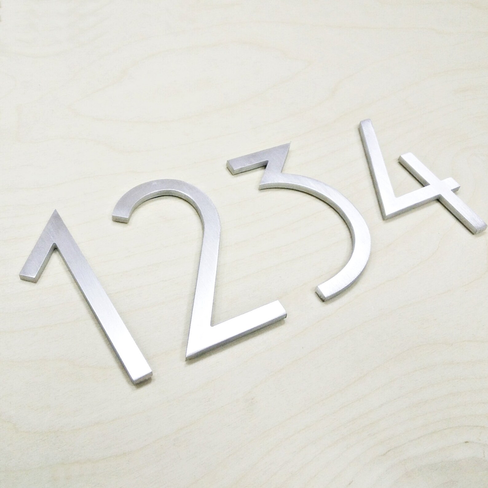 Door Numbers 6cm 2.4inch Modern Mailbox Numbers Etsy