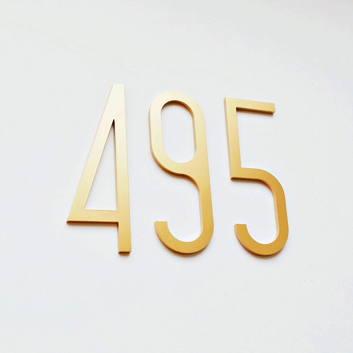 Minimal Acrylic Numbers 4 10cm Acrylic House Numbers Etsy UK
